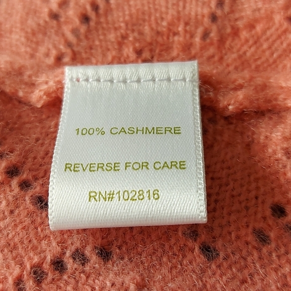 Garnet Hill lacey cashmere cardigan - Picture 10 of 15